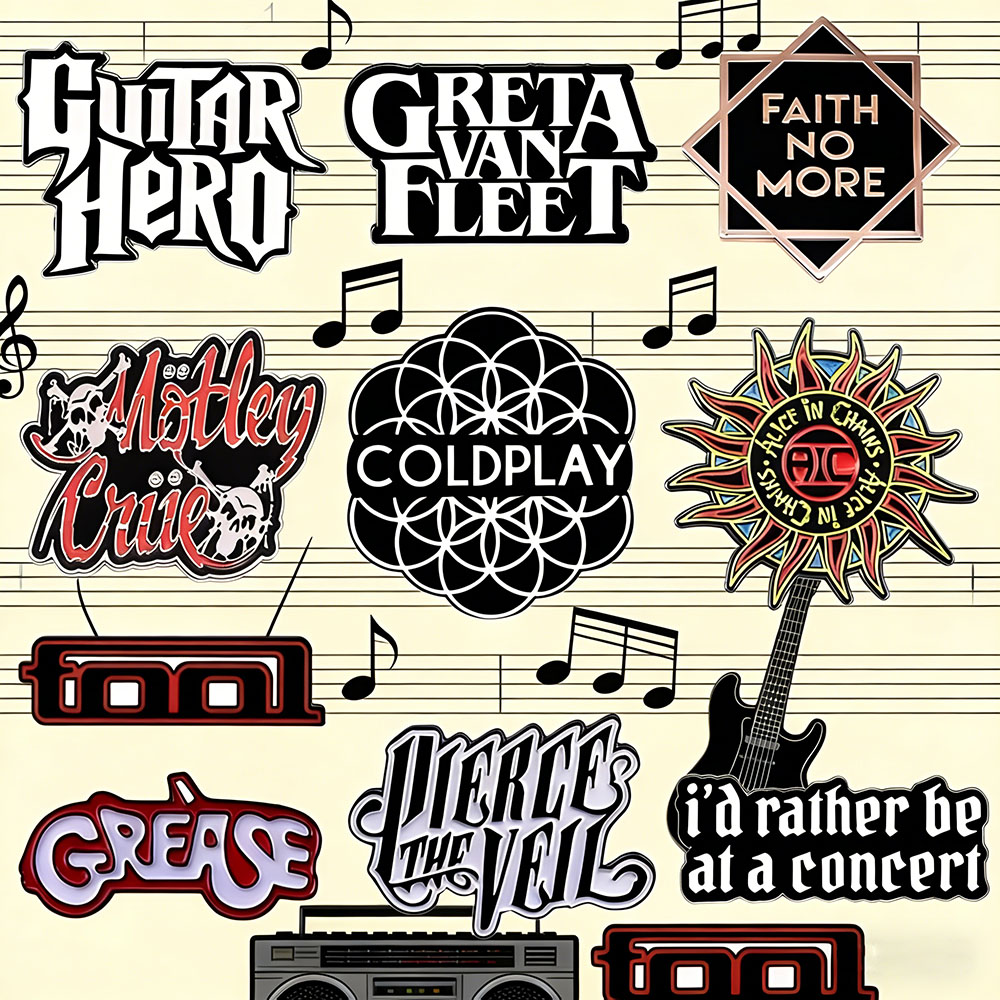 Heavy Equipment Logo - Broche avec Logo musical classique des