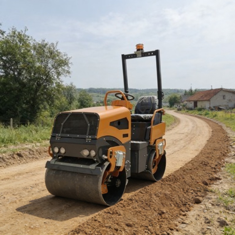Heavy Equipment Rollers - Compacteur vibrant routier robuste pour sols