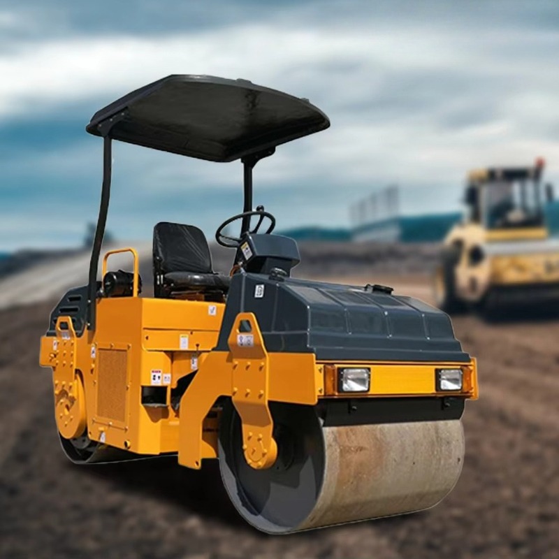 Heavy Equipment Rollers - Compacteur de sol vibrant à roues