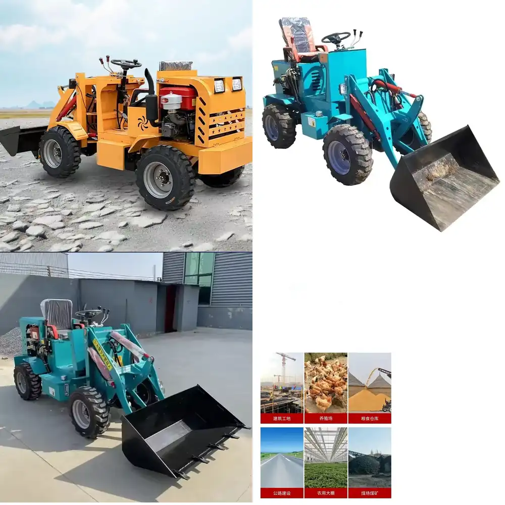 Wheel Loader - Mini-tracteurs à haute efficacité, quatre roues