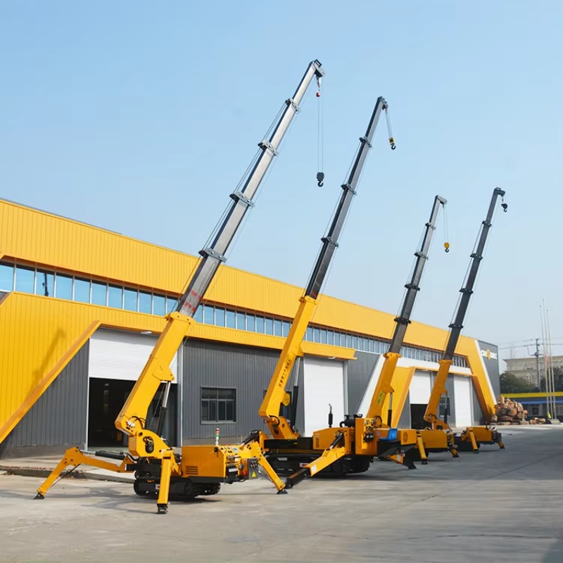 Heavy Equipment Handling - Grue araignée hydraulique 8T, mini-grue sur