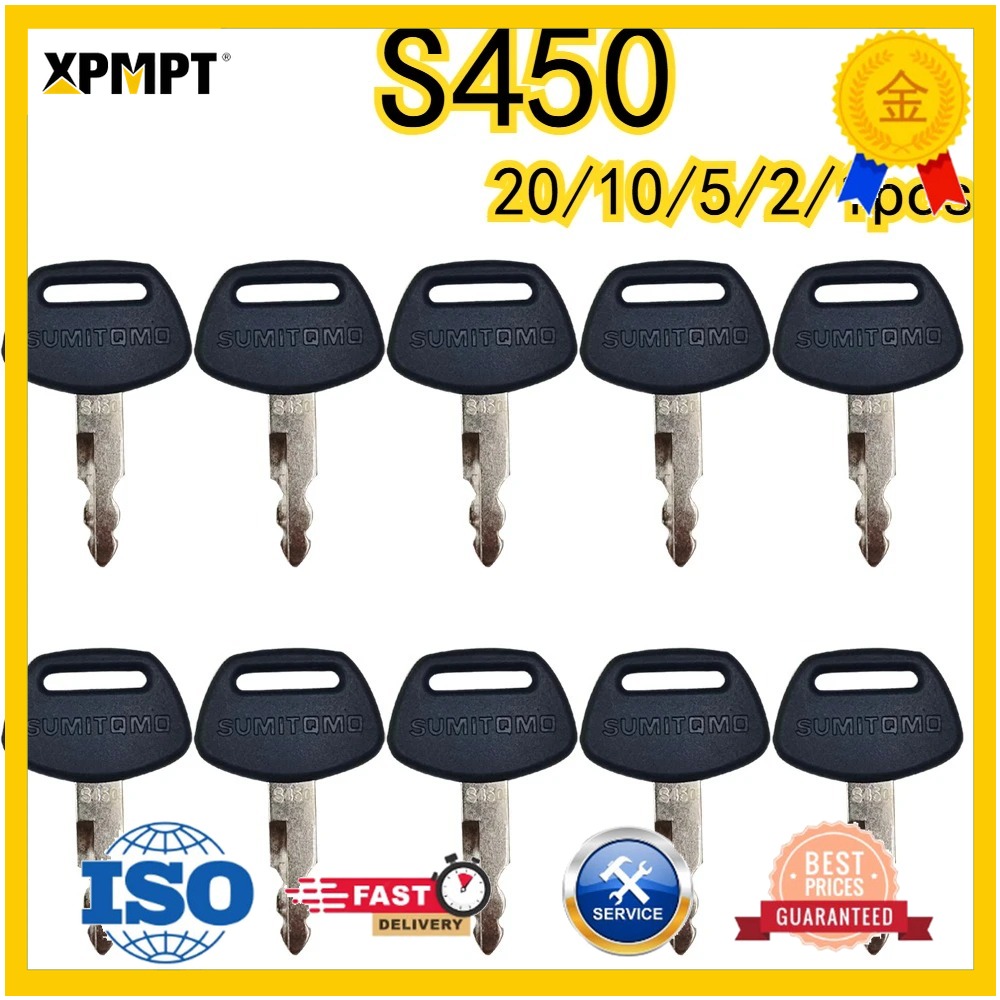 20/10/5/2/1 pièces Clés de con - Heavy Equipment Logo avis et prix