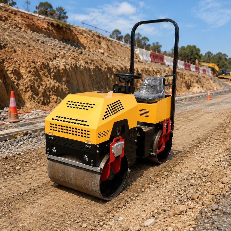 Compacteur vibrant à double ta - Heavy Equipment Rollers avis et prix