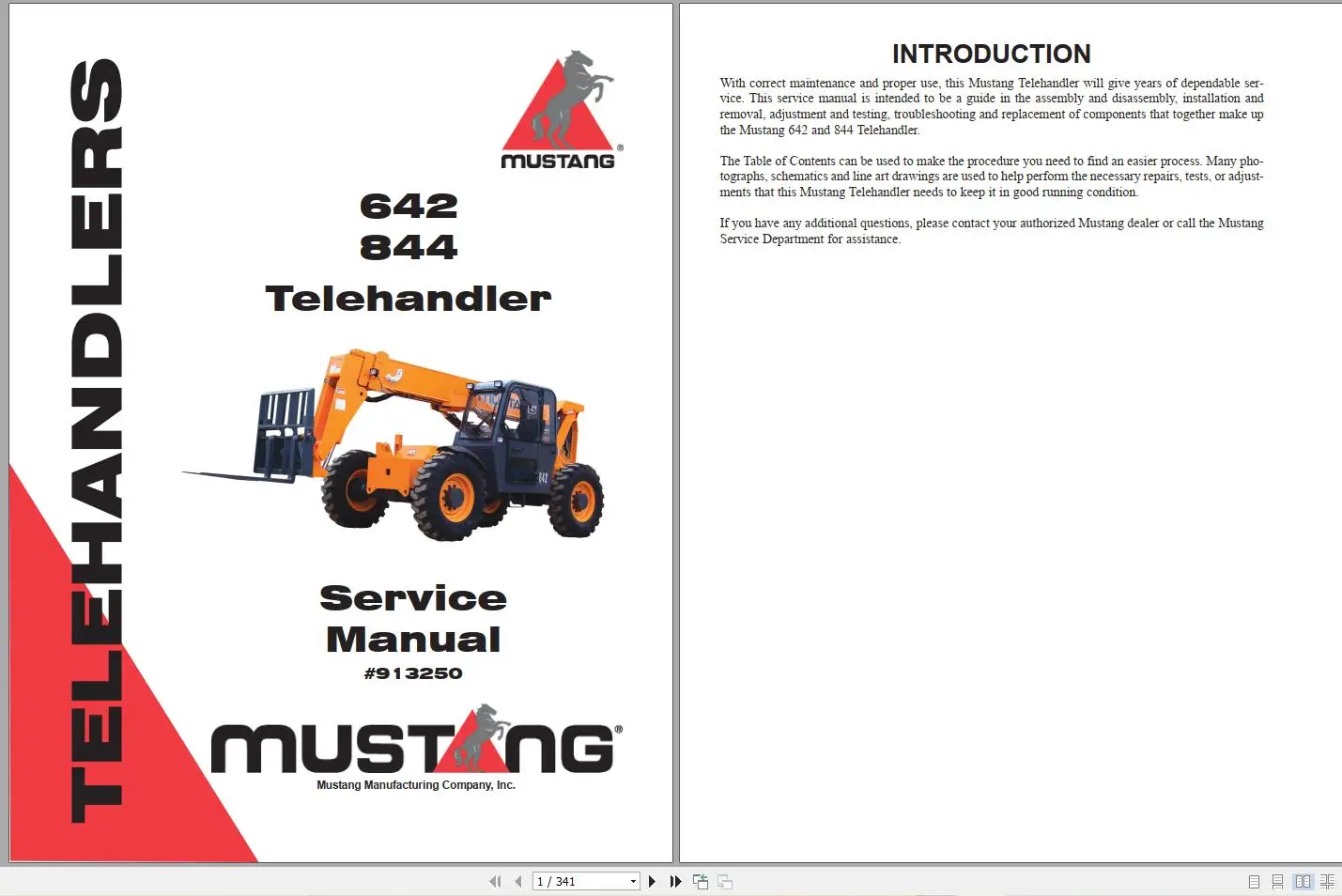AutoDVD Mustang Machines Équip - Heavy Equipment Pdf avis et prix