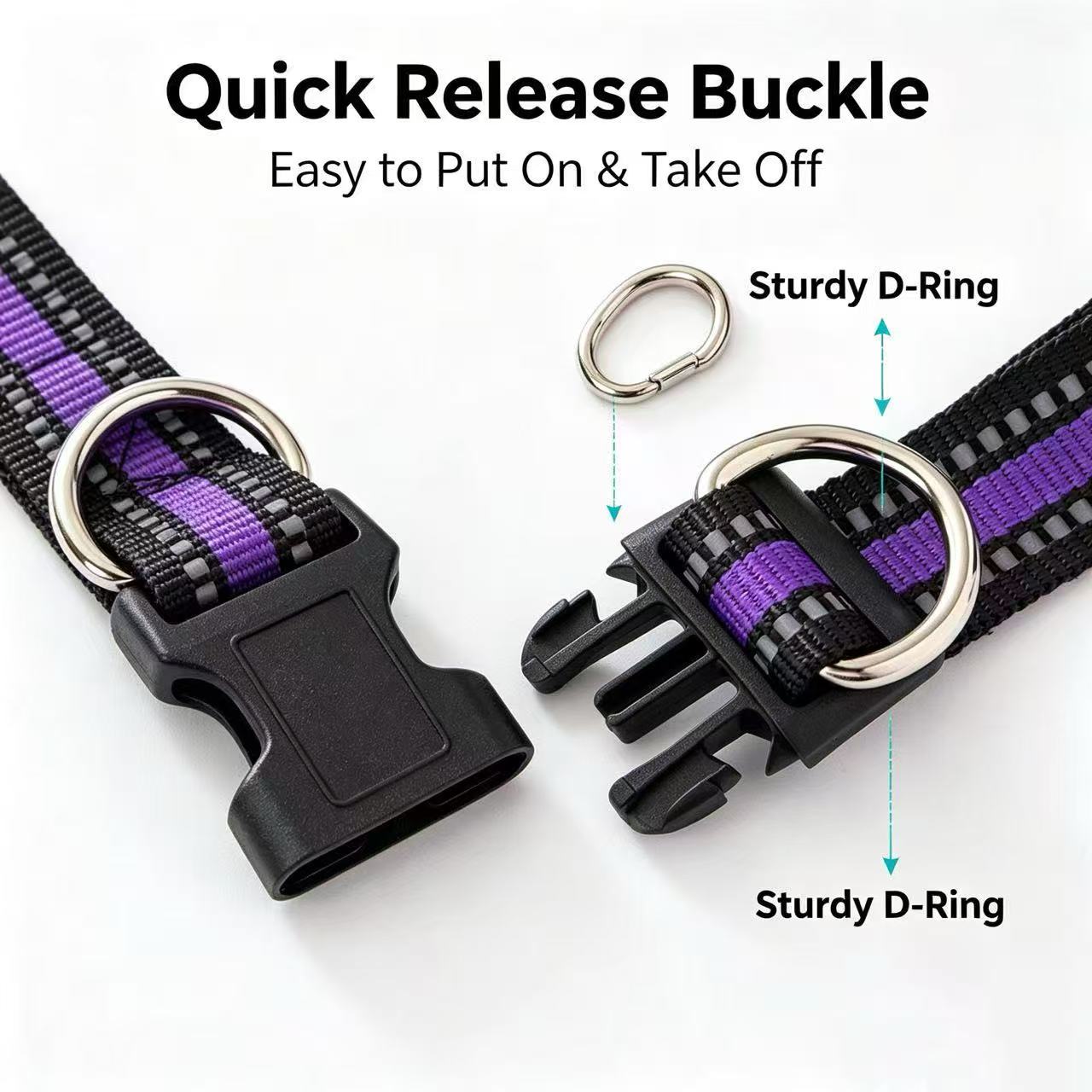 Collier pour chien réfléchissa - Heavy Equipment Cat avis et prix
