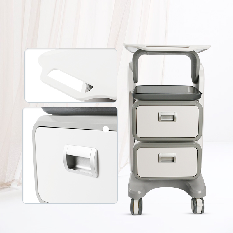 Chariot de Salon Blanc Sans Lo - Heavy Equipment Logo avis et prix